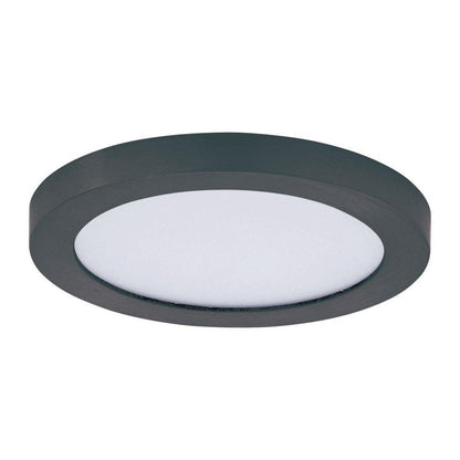 Maxim Lighting 57690WTBK Chip 1 Light 5.25 Inch Black LED Flush Mount Ceiling Light