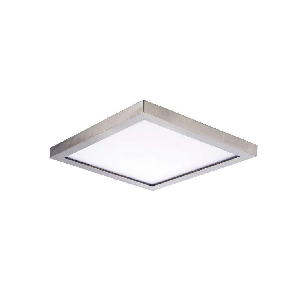Maxim Lighting 57695WTSN Chip LED Square Flush Mount in Satin Nickel - Front View