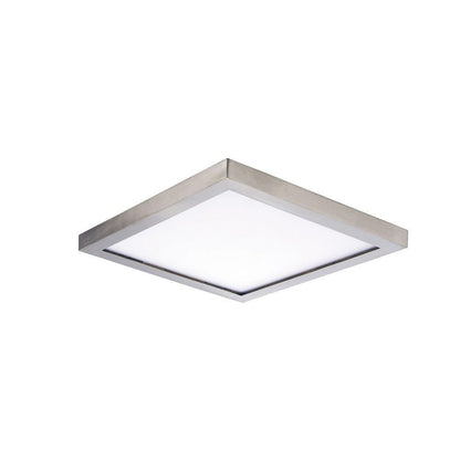 Maxim Lighting 57695WTSN Chip LED Square Flush Mount in Satin Nickel - Front View