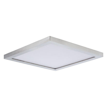Maxim Lighting 57697WTWT Chip 1 Light 6.4 inch Satin Nickel Square LED Flush Mount Ceiling Light