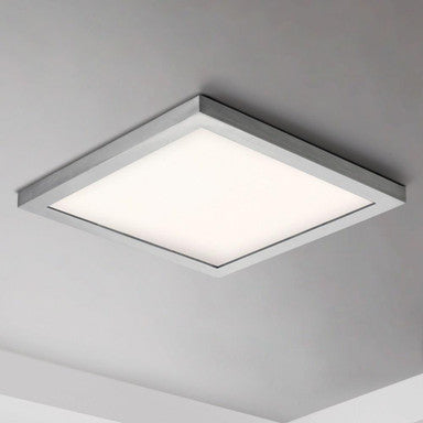 Maxim Lighting 57699WTSN Chip LED Square Flush Mount - Satin Nickel Finish Installed