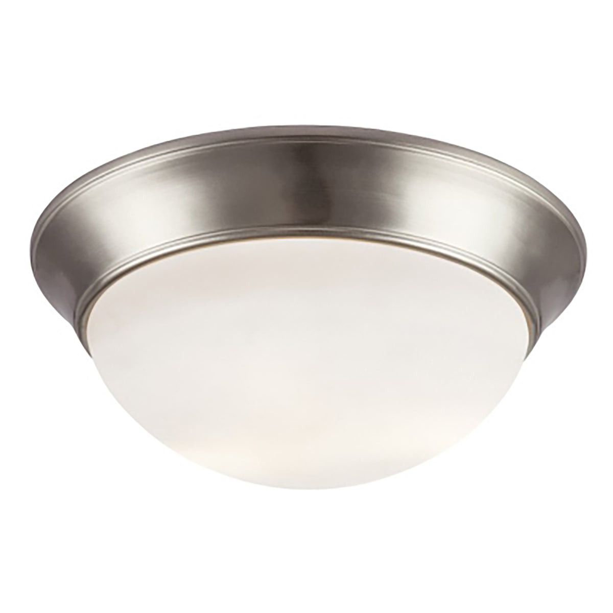 Trans Globe Lighting 57704 BN Bolton brushed nickel flush mount ceiling light
