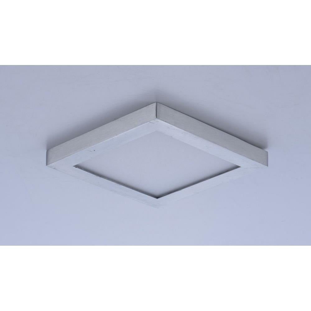 Maxim Lighting 57720WTWT Wafer White LED Flush Mount Ceiling Light - Installed on Ceiling