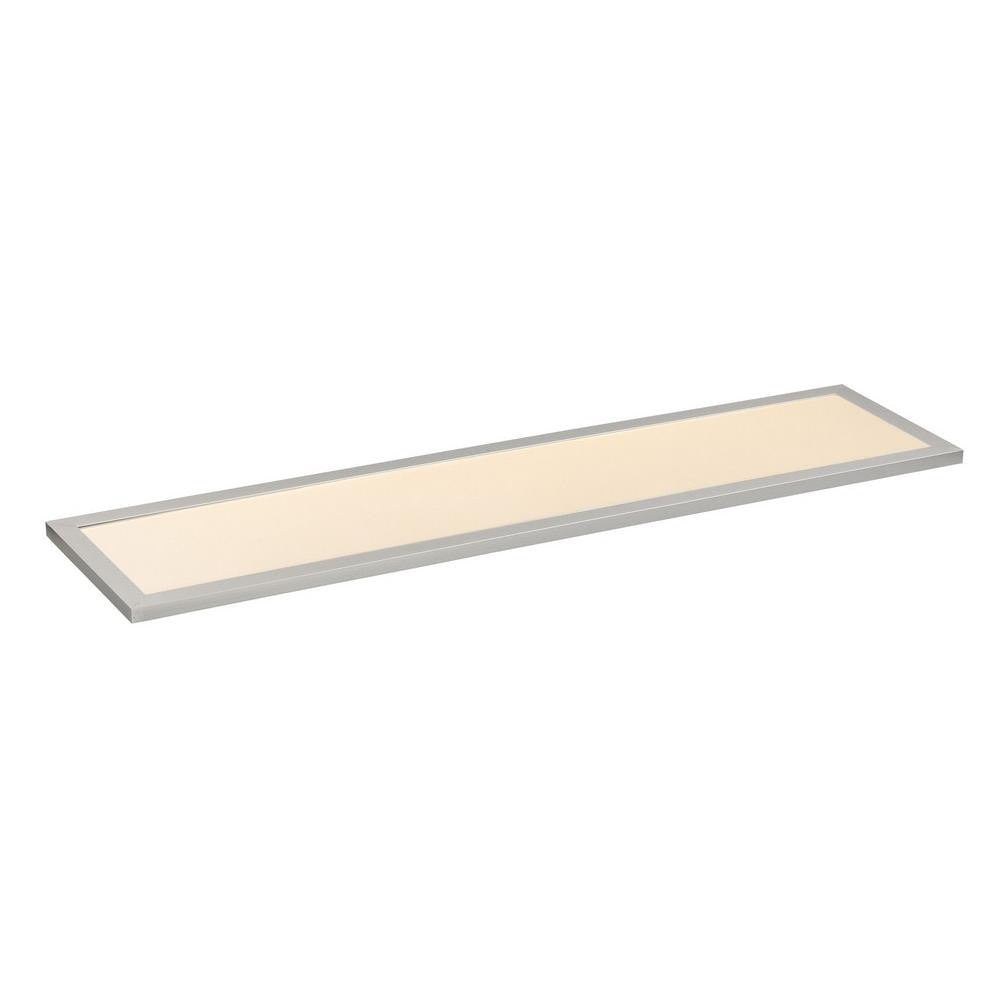 Maxim Lighting 57764WTBZ Sky Panel LED Flush Mount in Brushed Aluminum finish, straight view