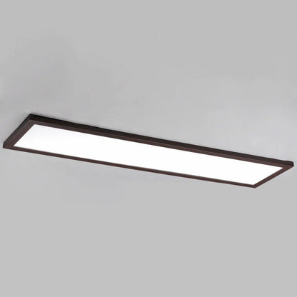 Maxim Lighting 57764WTBZ Sky Panel LED Flush Mount in Bronze finish, ceiling installation straight view