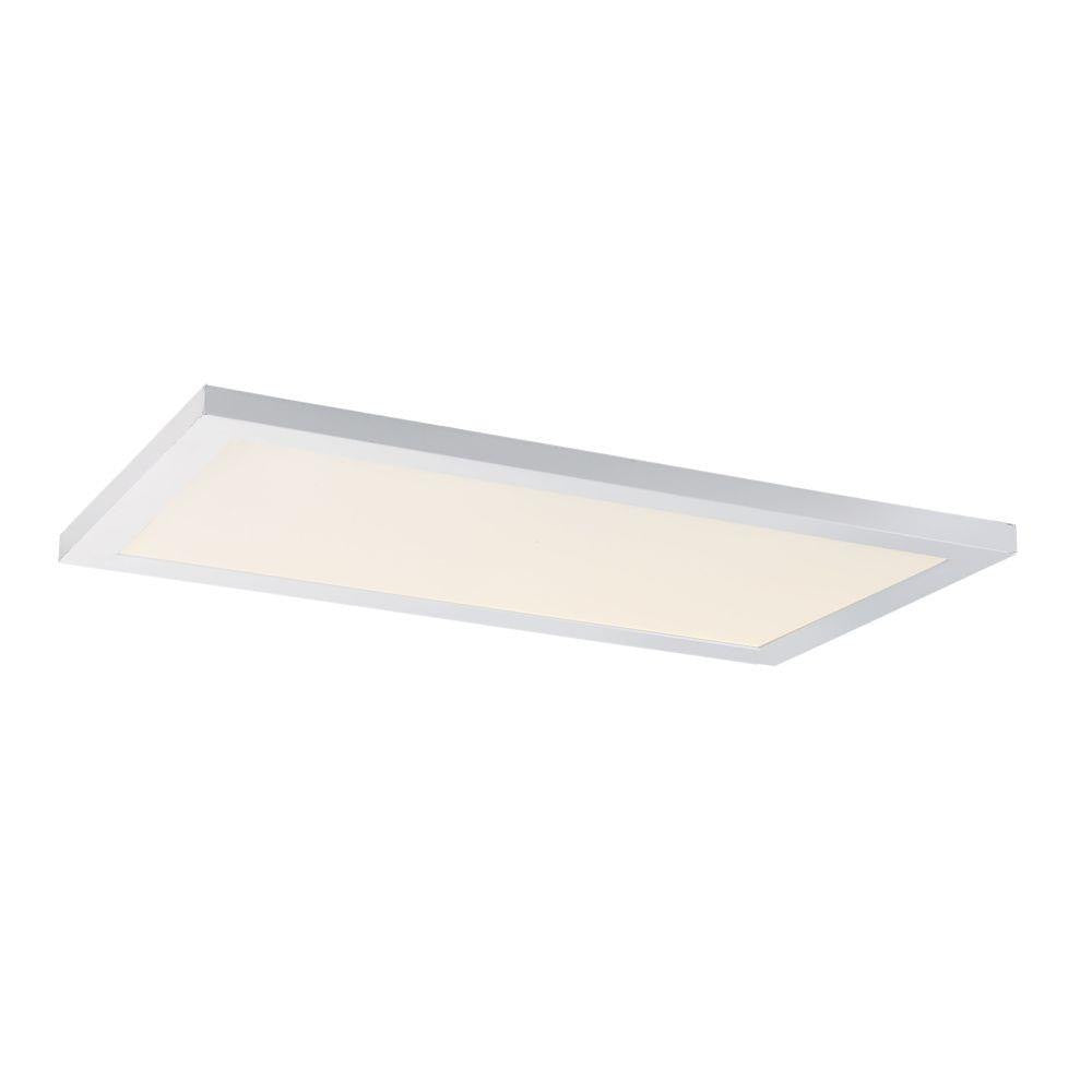 Maxim Lighting 57772WTWT Sky Panel 1 Light 11.75 Inch White Flush Mount Ceiling Light