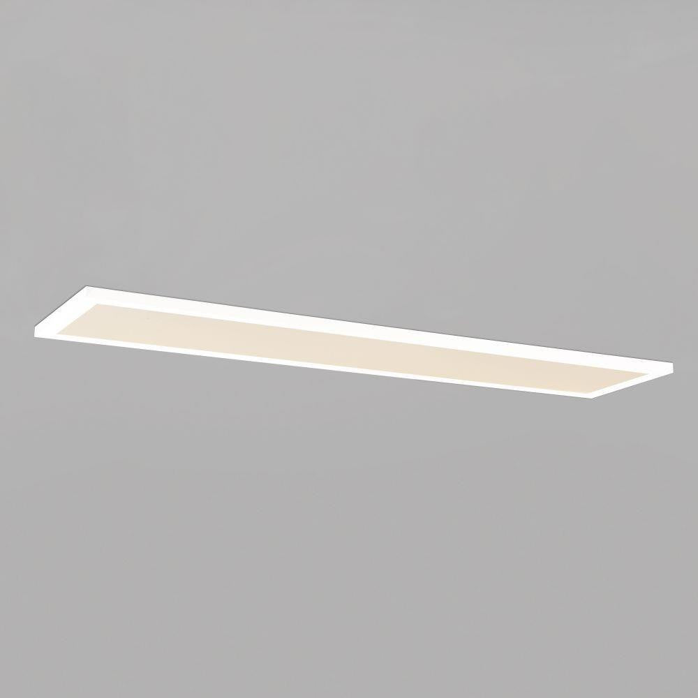 Maxim Lighting 57774WTWT Sky Panel White LED Flush Mount - Angled Top View on Grey Background