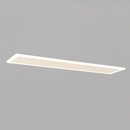 Maxim Lighting 57774WTWT Sky Panel White LED Flush Mount - Angled Top View on Grey Background