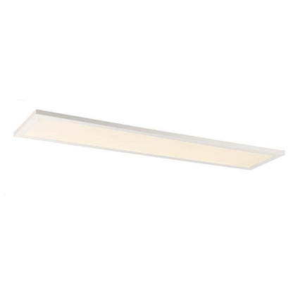 Maxim Lighting 57774WTWT Sky Panel White LED Flush Mount - Full View on White Background
