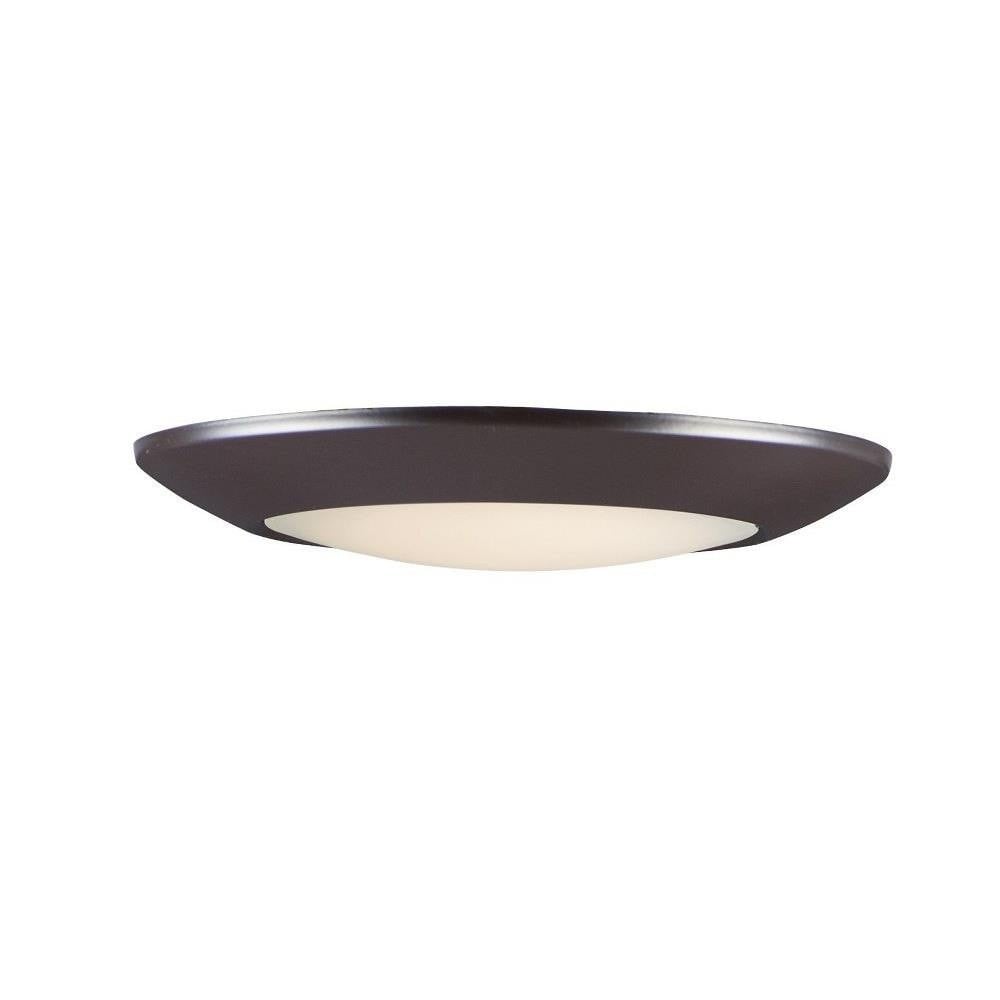 Maxim Lighting 57850WTBZ Diverse 1 Light 9.25 Inch Bronze Flush Mount Ceiling Light