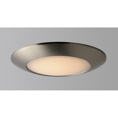 Maxim Lighting 57850WTSN Diverse Satin Nickel Flush Mount Ceiling Light Top Angle View