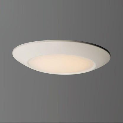 Maxim Lighting 57853WTWT Diverse 1 Light 9.25 inch White LED Flush Mount Ceiling Light - Angled View