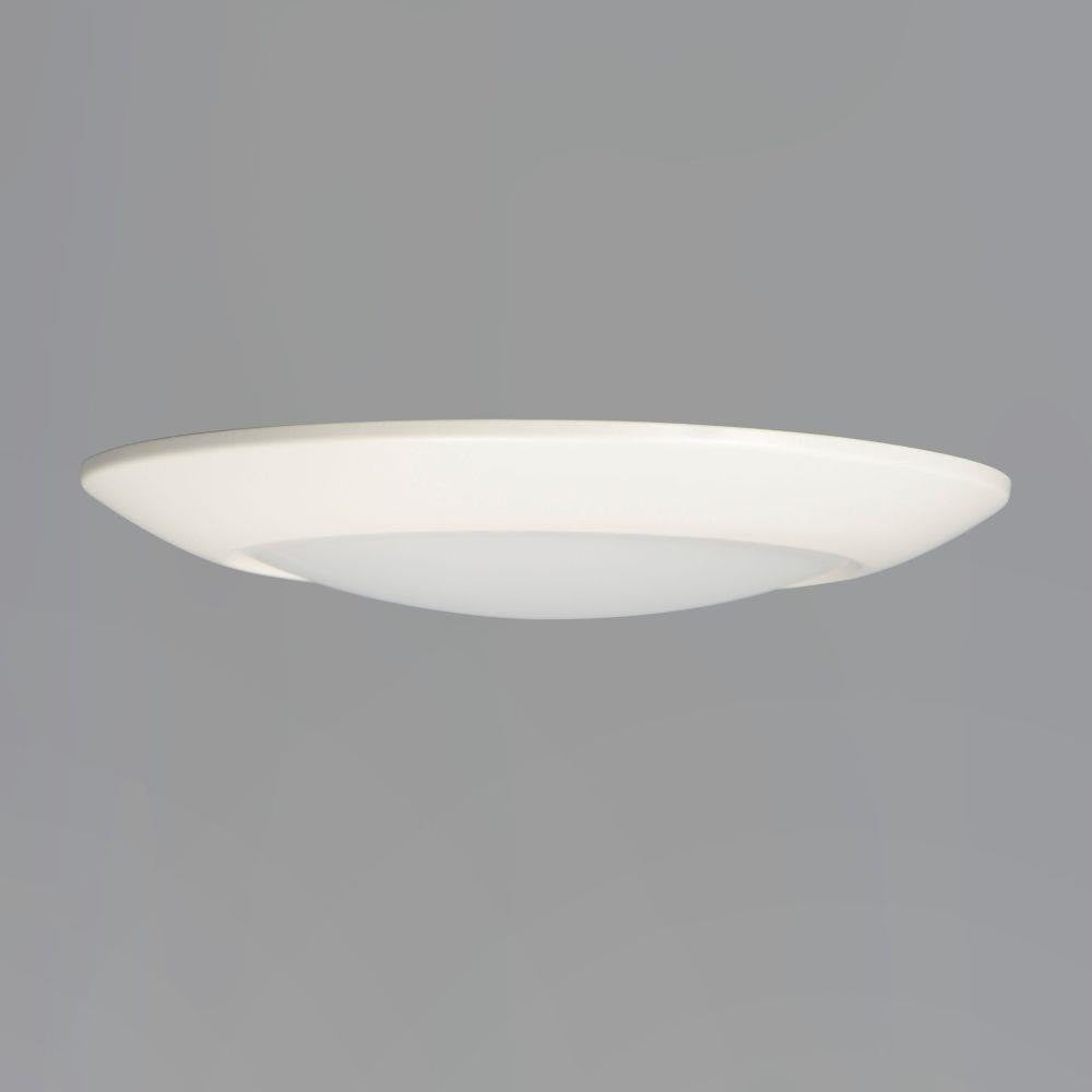 Maxim Lighting 57856WTWT Diverse White LED Flush Mount - Angle View Unlit