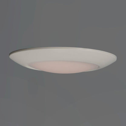 Maxim Lighting 57858WTWT Diverse 1 Light 11 Inch White LED Flush Mount Ceiling Light - Angled Side View
