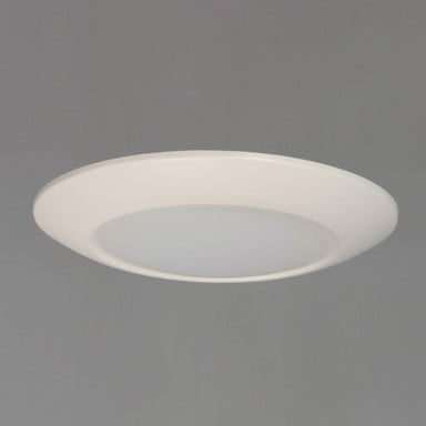 Maxim Lighting 57858WTWT Diverse 1 Light 11 Inch White LED Flush Mount Ceiling Light - Front View