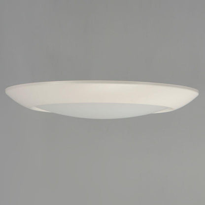 Maxim Lighting 57863WTWT Diverse White LED Flush Mount Ceiling Light - angled side view