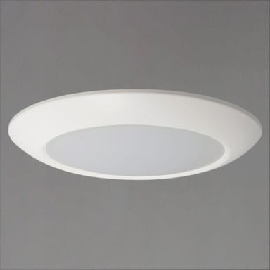 Maxim Lighting 57863WTWT Diverse White LED Flush Mount Ceiling Light - installed ceiling view
