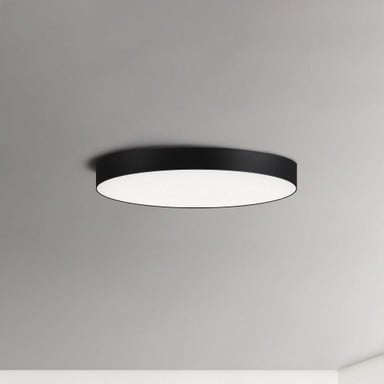 Maxim Lighting 57882WTWT Trim Flush Mount Ceiling Light - Installed Ceiling View