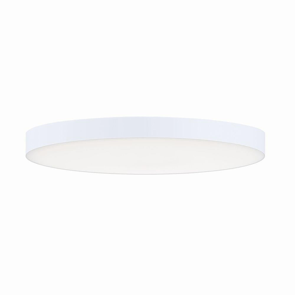Maxim Lighting 57885WTWT Trim 1 Light 9 Inch White Flush Mount Ceiling Light