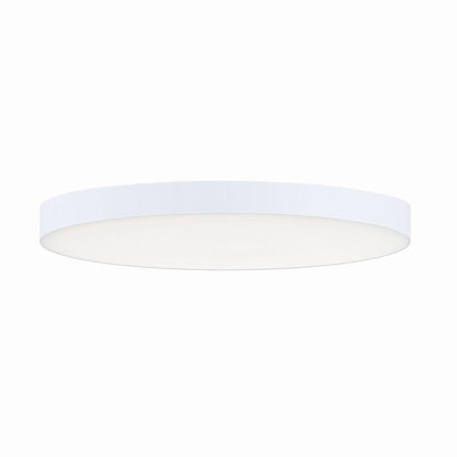Maxim Lighting 57885WTWT Trim 1 Light 9 Inch White Flush Mount Ceiling Light
