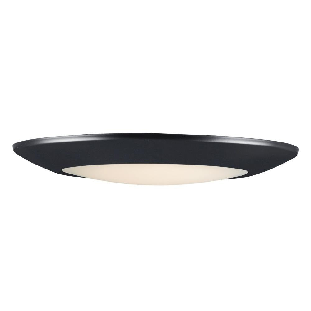 Maxim Lighting 57933WTBK Diverse 1 Light 13 Inch Black LED Flush Mount Ceiling Light