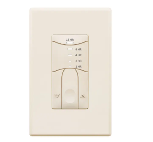 SensorWorx SWX-843-12H-IV-HE Interval Timer Switch, 1 / 2 / 4 / 8 / 12 Hour Increments, Humid Environment, Voltage 120-277V, Ivory Finish