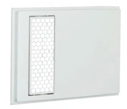 Cadet 67132 Apex72 Wall Heater Metal Hexagonal Grill Only, White - 5 Pack