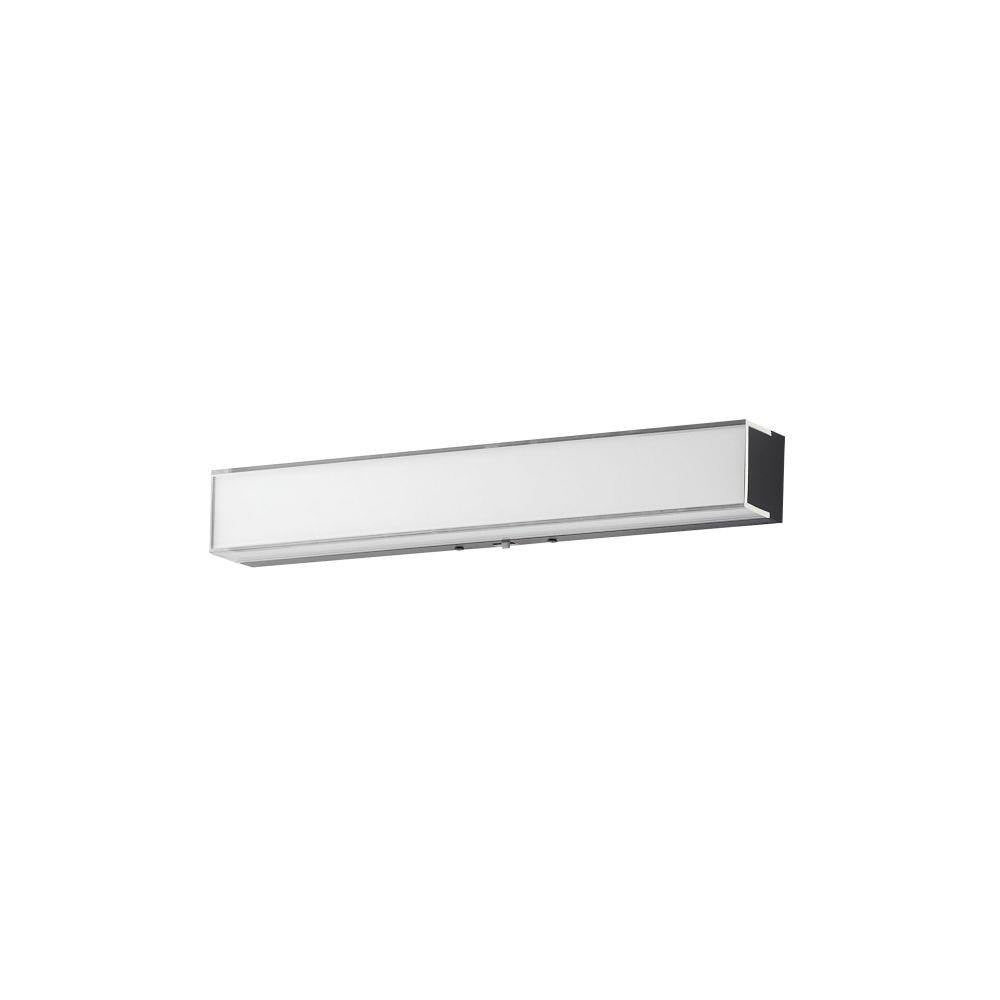 Maxim Lighting 59000CLFTBK Edge 1 Light 18 inch Black Bath Vanity Wall Light