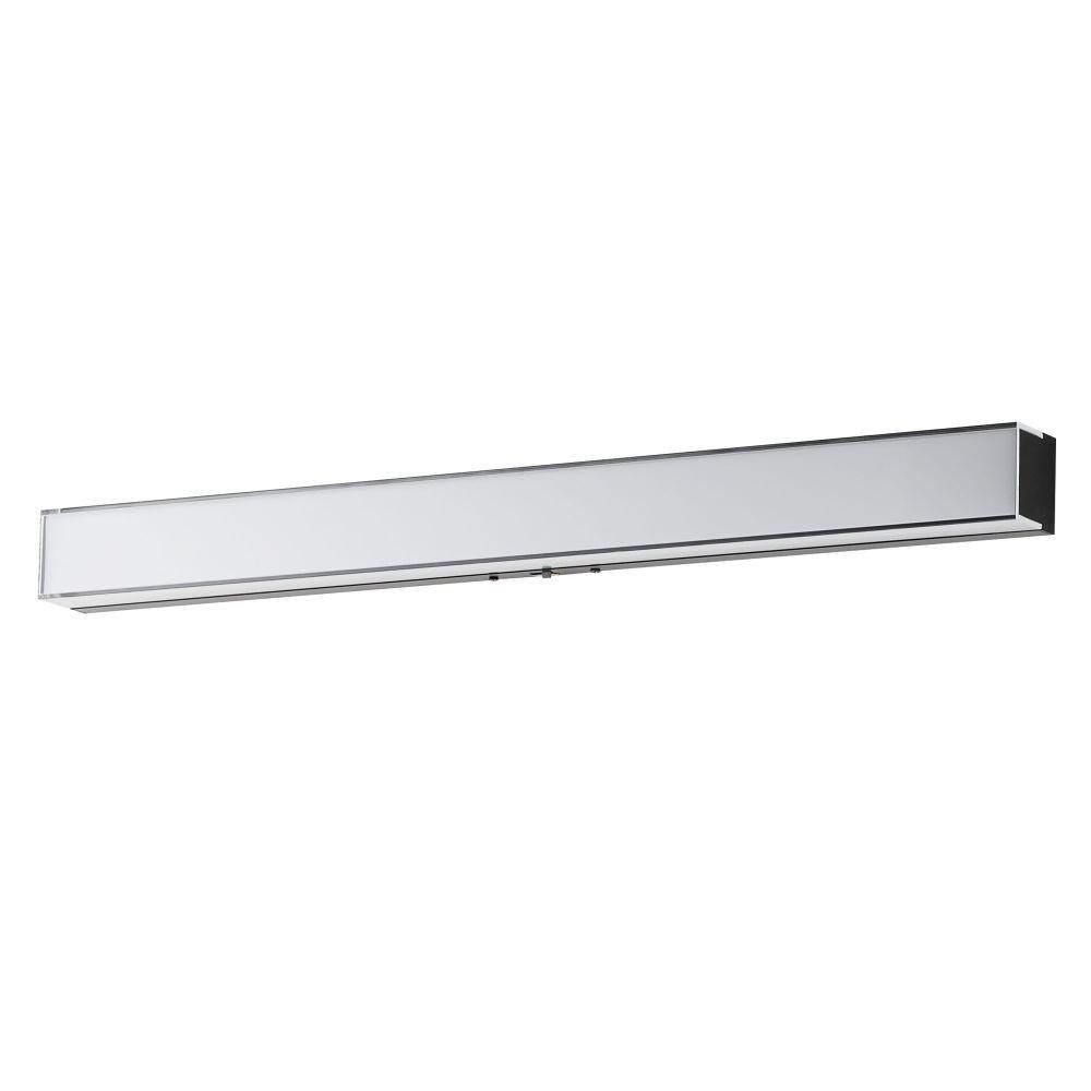 Maxim Lighting 59004CLFTBK Edge 1 Light 30 Inch Black Bath Vanity Wall Light - Angled View