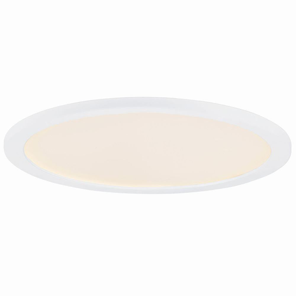 Maxim Lighting 58740WTWT Wafer 1 Light 22 Inch White LED Flush Mount Ceiling Light