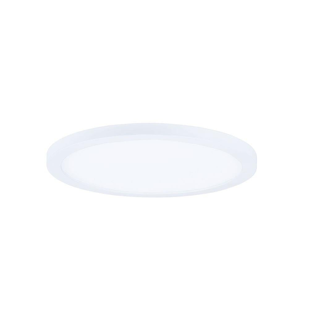 Maxim Lighting 58814WTWT Wafer 1 Light 9 Inch White LED Flush Mount Ceiling Light