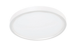 AFX Lighting EGRF12LAJD1WH Edge 12 Inch LED Outdoor CCT Flush Mount In White With White Acrylic Diffuser