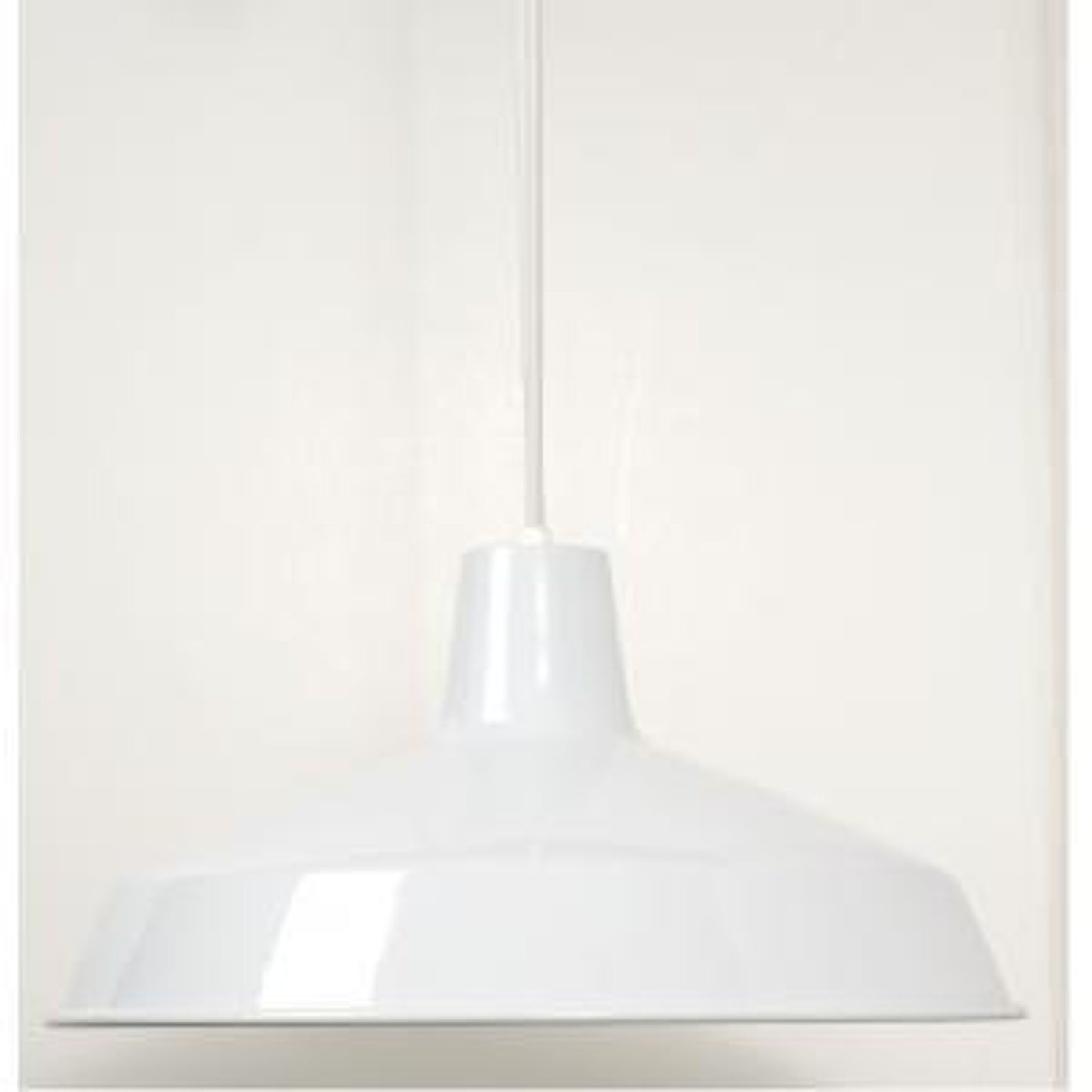 Nuvo SF76-283 1 Light 16" Pendant Ceiling Light Fixture, Lamp Dependent, White Finish