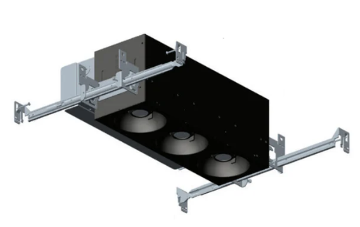 Visual Comfort Architectural EMTH13FLHN120ELVB Element EMTH 1X3 Trimmed Flanged Non-IC Airtight Housing, Dimming ELV, Wattage 51W, Finish Black