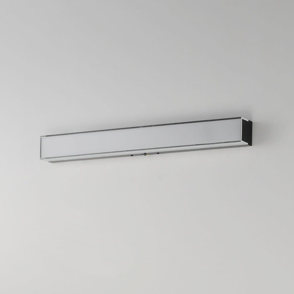 Maxim Lighting 59002CLFTSN Edge 1 Light 24 inch Satin Nickel Bath Vanity Wall Light - Angle View