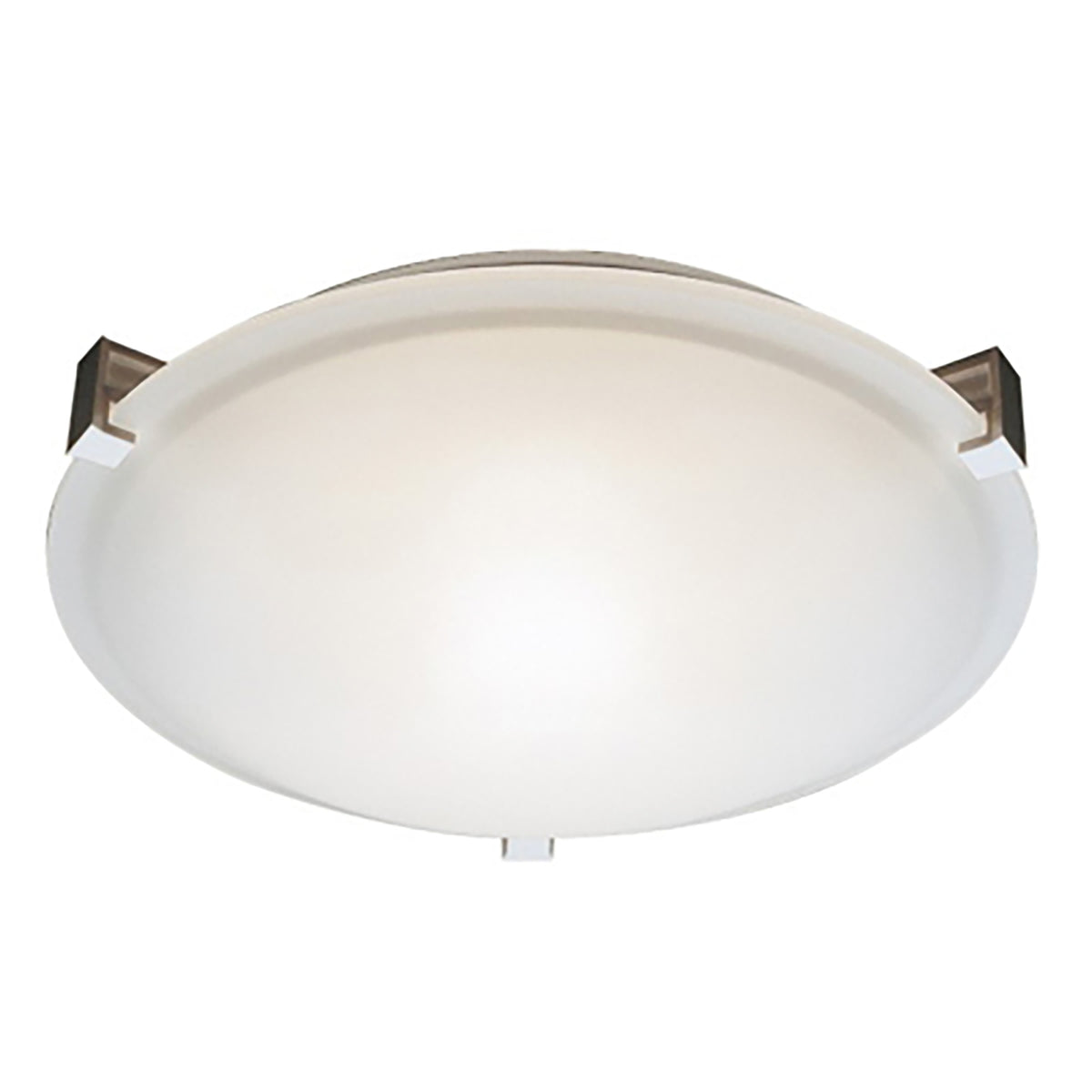 Trans Globe Lighting 59007 BN Neptune 3 Light 15 inch Brushed Nickel Flush Mount Ceiling Light