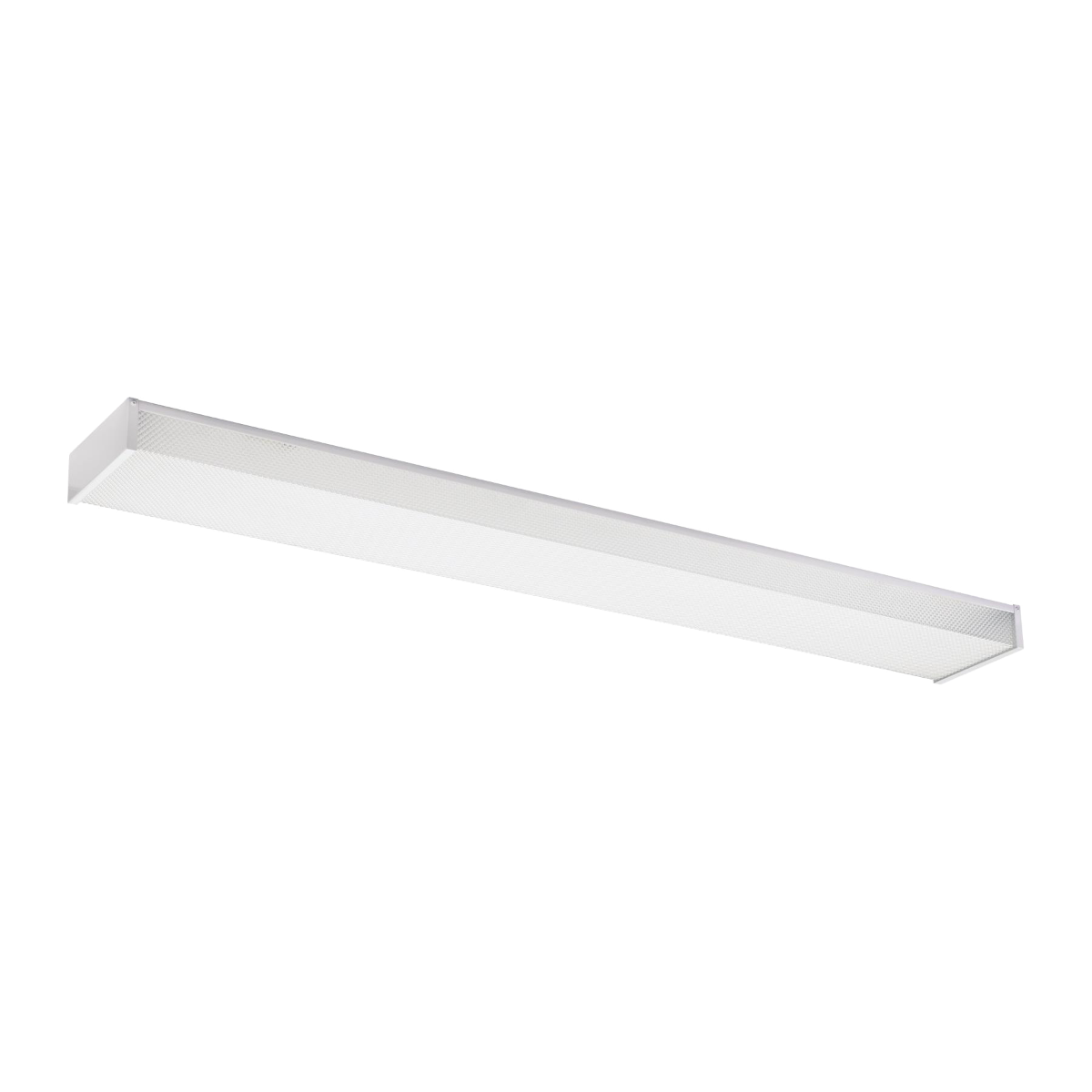 Generation Lighting 59132LE-15 white drop lens fluorescent flush mount ceiling light