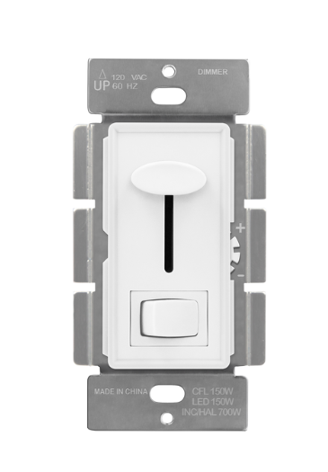 Enerlites 59302-W 150W Single Pole, 3-Way LED & 3 Way LED & CFL Dimmer, White