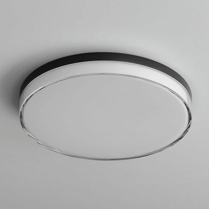 Maxim Lighting 59764CLFTBK Edge Black LED Flush Mount Ceiling Light installed on ceiling