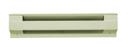 Cadet 5F1250A Almond, 240V, 1250W Electric Baseboard Heater, 5-Feet