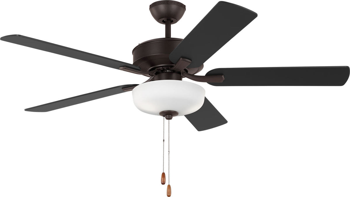 Generation Lighting 5LDDC52BZD Linden DC 52 LED 2 Light 52 inch Bronze Ceiling Fan