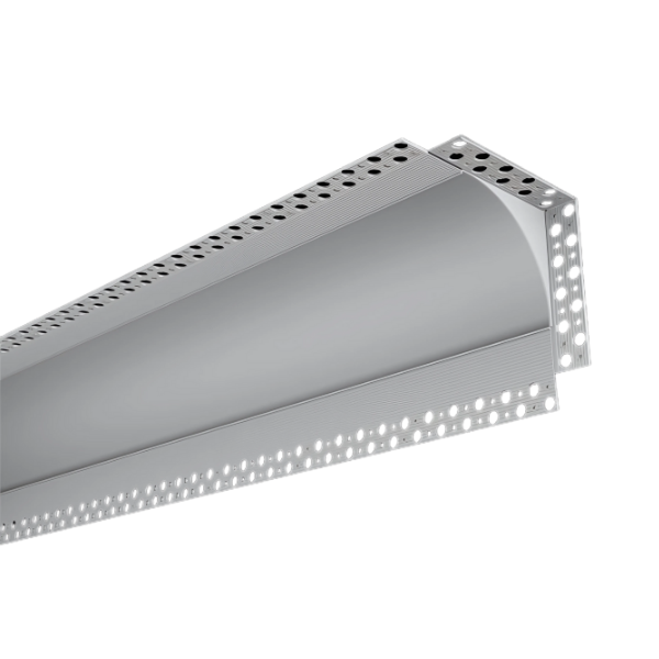 Alloy LED AL-50-35-9993-AL 3" Mudr ArcCove Aluminum Channel L-Shaped 90° Linker for Mitred Corners