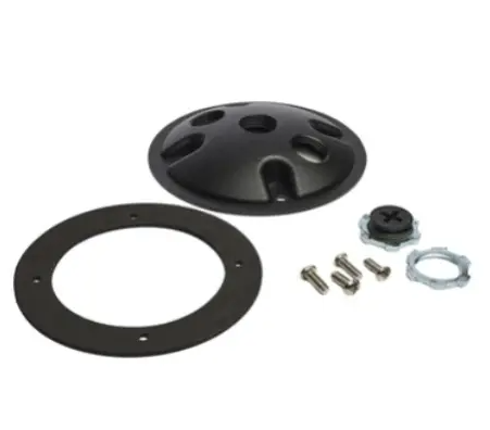 Nuvo 60-671 Die Cast Aluminum Mounting Plate, Matte Black