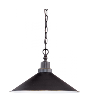 Nuvo 60-1707 Bridgeview - 1 Light Pendant - Mission Dust Bronze Finish