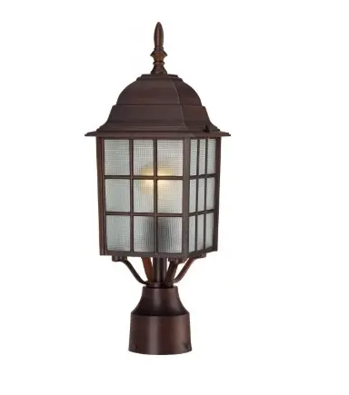 Nuvo 60-3483 Adams Outdoor Post w/ Frosted Glass, Wattage 100W, Rustic Bronze