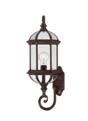 Nuvo 60-3498 Boxwood - 1 Light 22" Outdoor Wall with Clear Beveled Glass; Color retail packaging