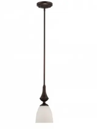 Nuvo 60-5137 Patton Mini Pendant, Wattage 60W, Prairie Bronze