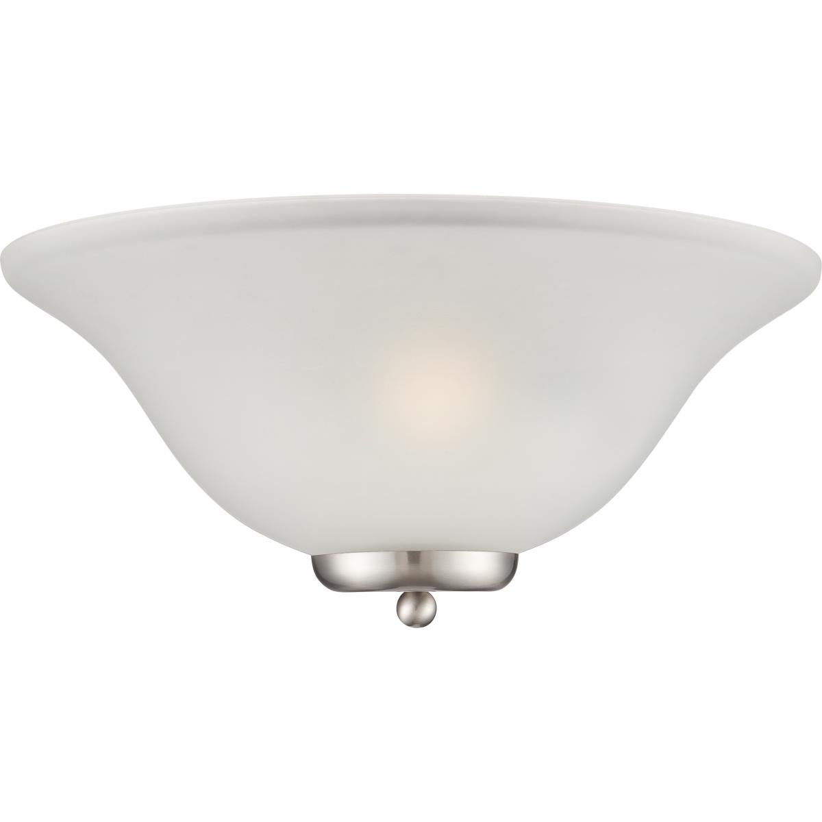 Nuvo 60-5383 Empire - 1 Light Wall Sconce with Champagne Glass - Mahogany Bronze Finish, 60W Max