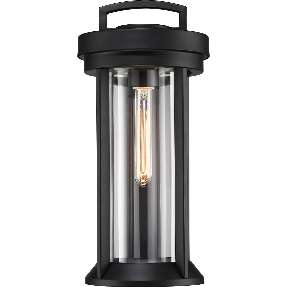 Nuvo 60-6501 Huron 1-Light Medium Wall Lantern - Aged Bronze with Clear Glass, 60W Max, 120V, Wet Location Rated