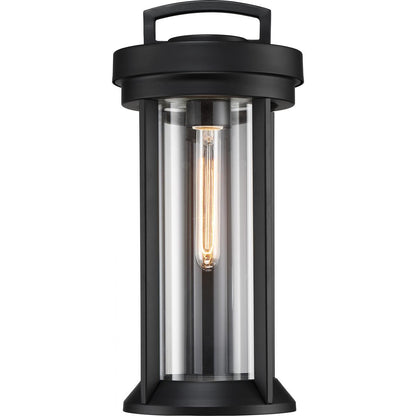 Nuvo 60-6502 Huron 1-Light Small Wall Lantern - Aged Bronze with Clear Glass, 60W Max, 120V, Wet Location Rated